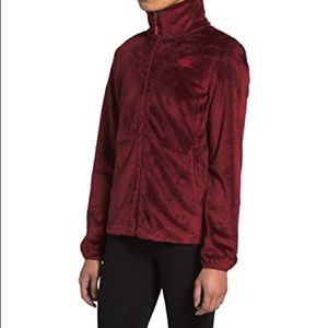 The northface osito jacket in the color “pomegranate” size medium